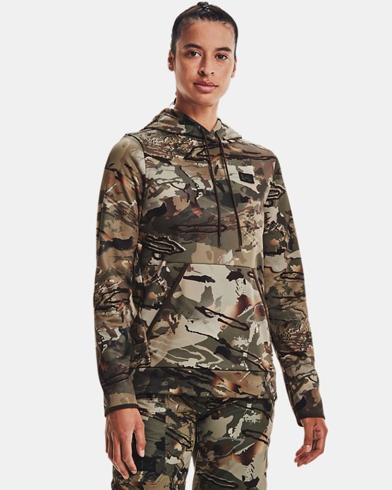 Women's Armour Fleece® Camo Hoodie, Misc/Assorted, pdpMainDesktop image number 0